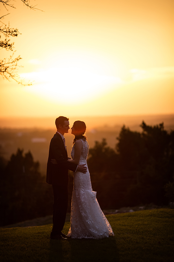 The Lookout bride and groom portrait